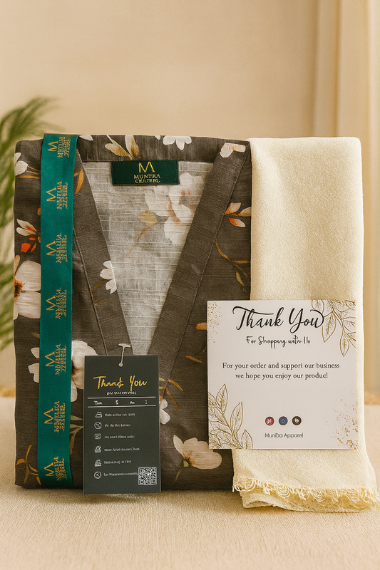 Autumn Grace – 3 Piece Stitched Luxury Lawn Suit
